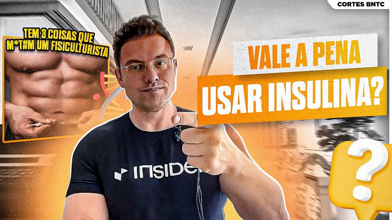 Uso de INSULINA para GANHO DE MASSA MUSCULAR | Muzy Explica!