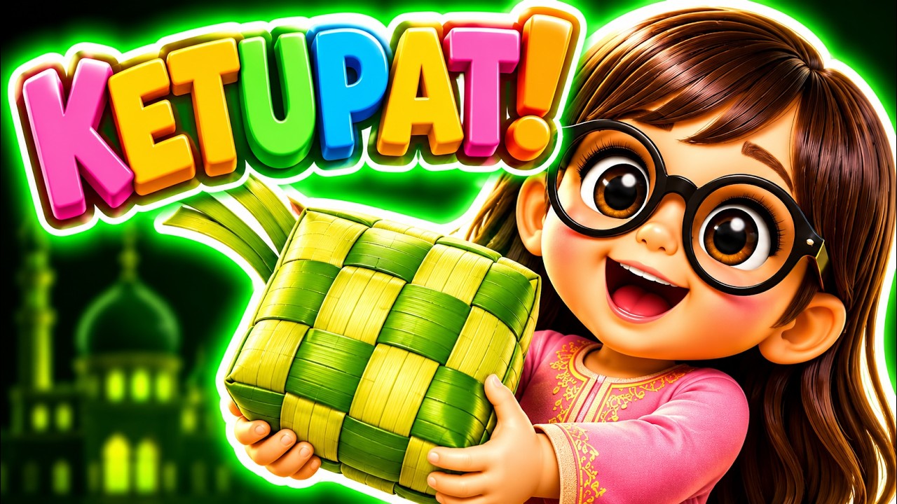 WOW! Ketupat Lebaran  😱🌙 Lagu Anak Lebaran Viral Indonesia Terbaru 2026