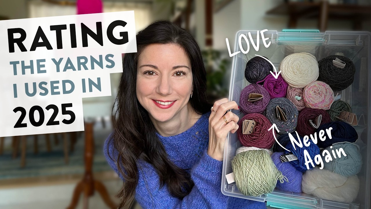 Let's Rank My BEST & WORST Yarns of 2025 | Not the Worst(ed) Knitting Podcast Ep 72