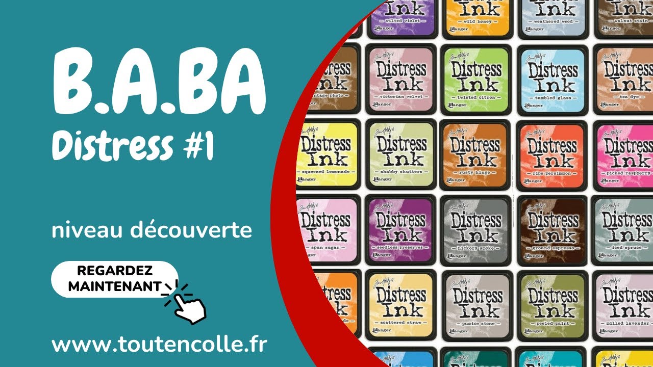 B.A.BA Les encres Distress en scrapbooking #1