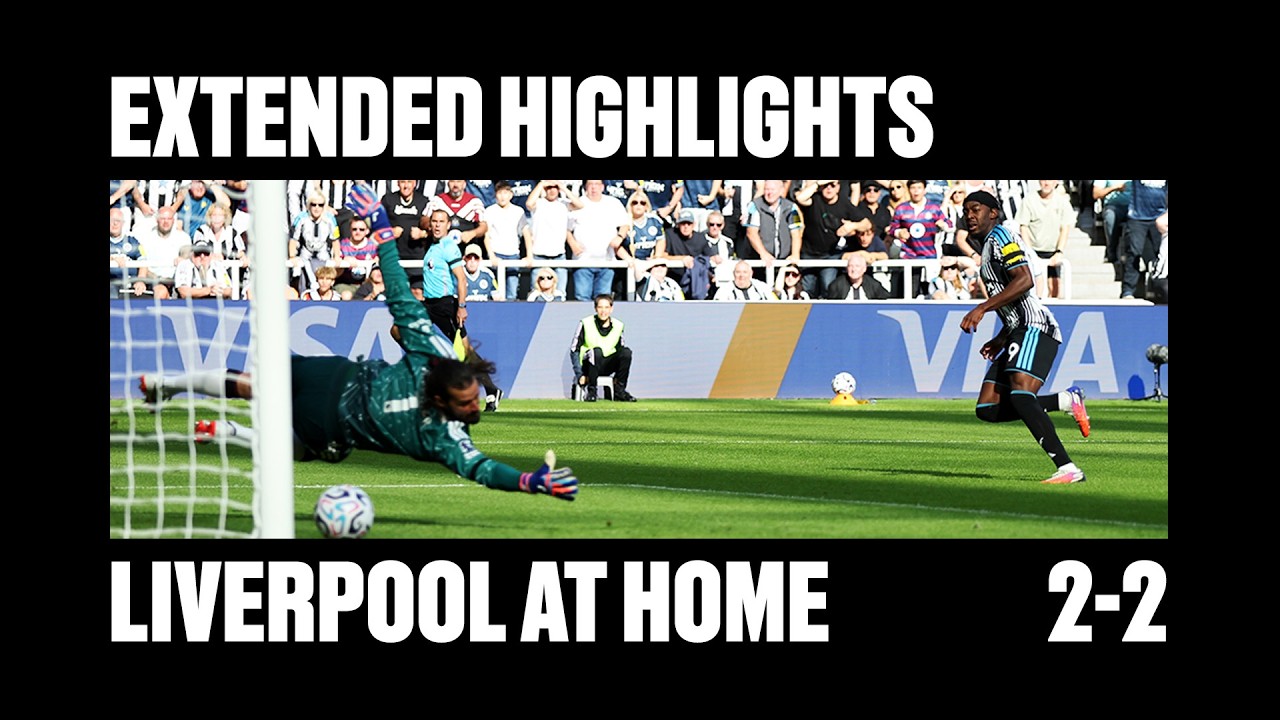 Newcastle United 2 Liverpool 2 | EXTENDED Premier League Highlights