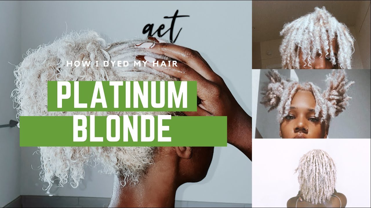How I dyed my hair ICY Platinum Blonde