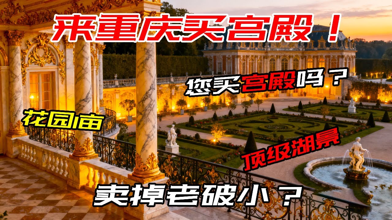 冒昧问一下：您买宫殿吗？重庆市九龙坡区一线临湖精装独栋别墅【叫豆老师怎么样】#好房推荐 #叫豆老师怎么样 #重庆买房 #装修设计 #独栋别墅