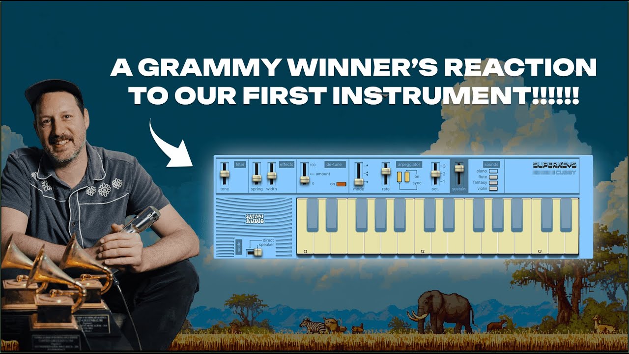 David Greenbaum (Beck, Flume, Gorillaz) Reacts to Our First Safari Instrument!