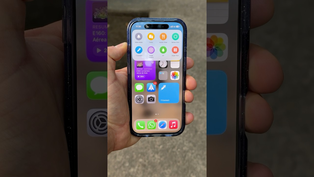 Siri Shortcuts Create Quick Actions on iPhone to Manage Diabetes! #t1d