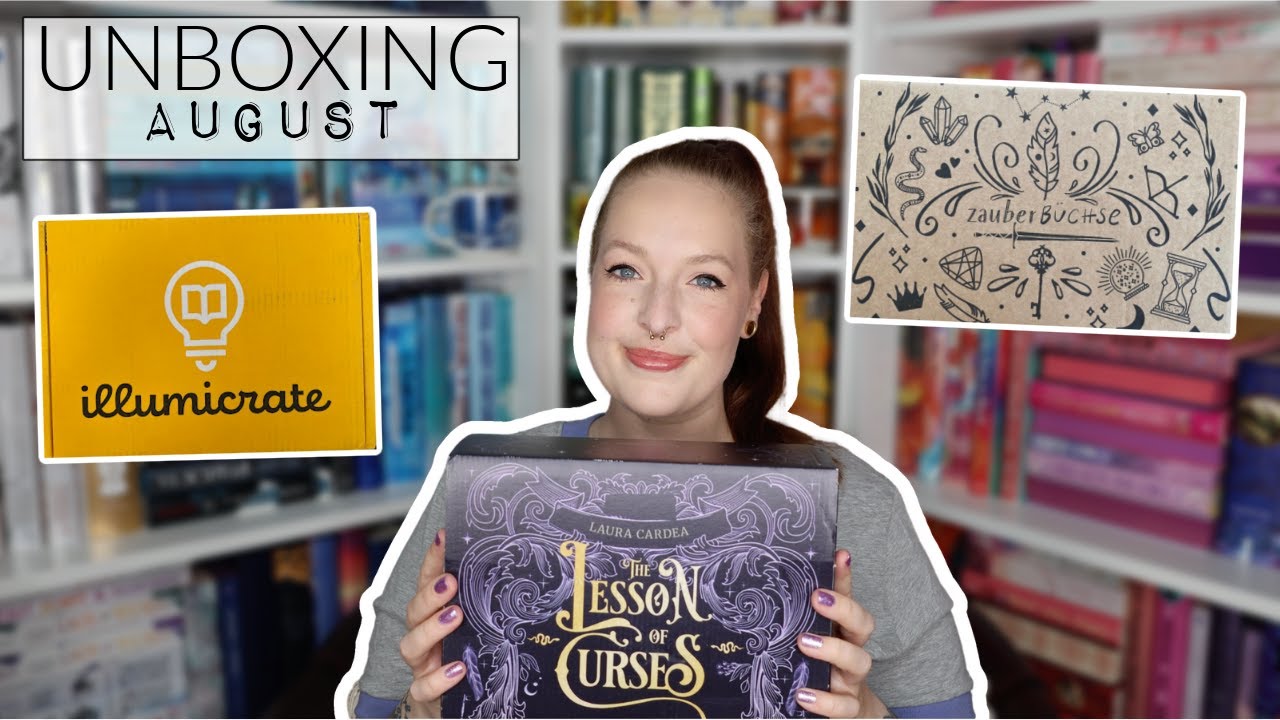 UNBOXING AUGUST 2023 - Zauberbüchse, illumicrate & Blogger Boxen | reading with Maren