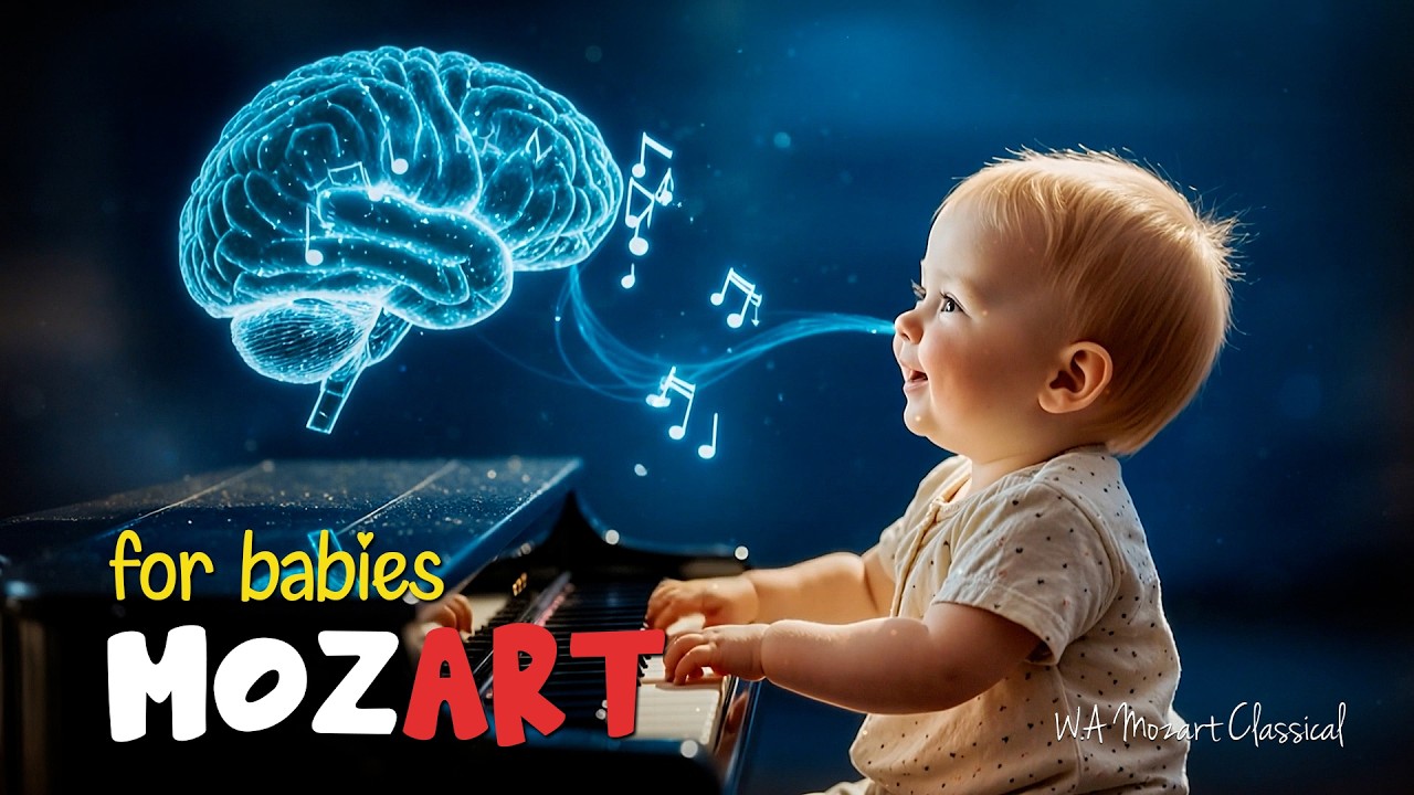 30 Minutes with Mozart Effect Will Stimulates Your Baby's Cognitive Skills - NO ADS