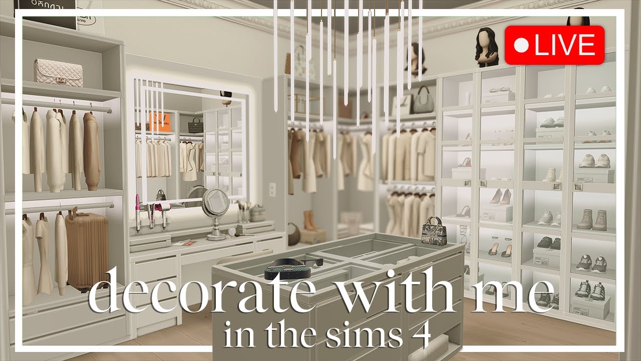 The Davis Residence - Decorate With Me | The Sims 4 Livestream