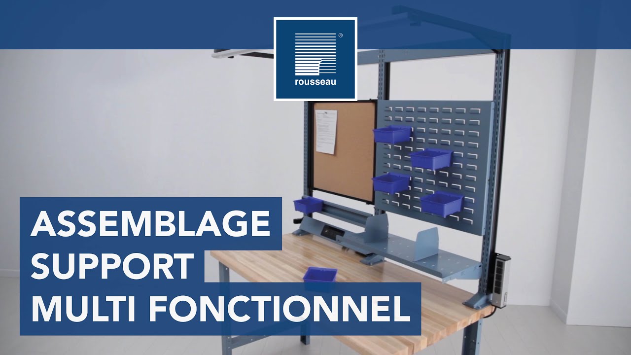 Assemblage support multi fonctionnel Rousseau