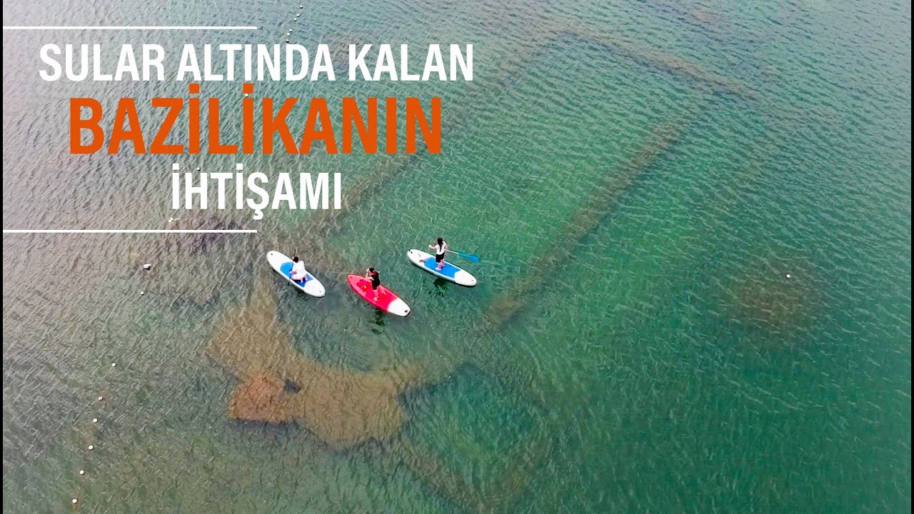 İznik Gölü'nün Dibindeki BAZİLİKANIN Üstünde Stand Up Paddle/Sup Yaptım