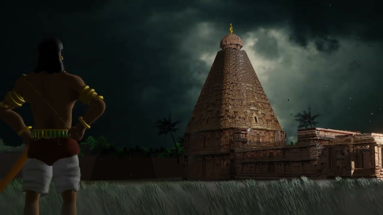 1000+ year still standing chola dynasty . #tamil #animation
