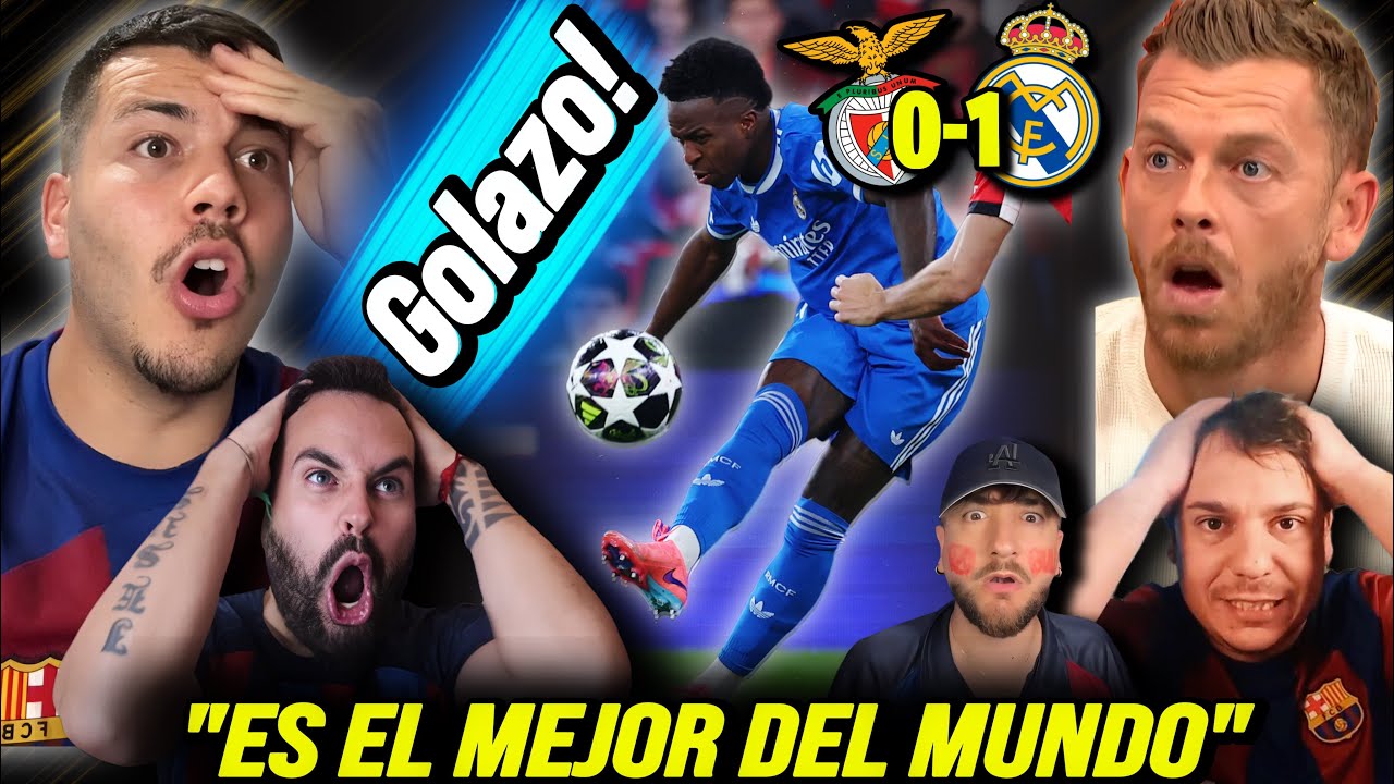 CULÉS SE RINDEN ANTE EL GOLAZO DE VINICIUS | LAS MEJORES REACCIONES