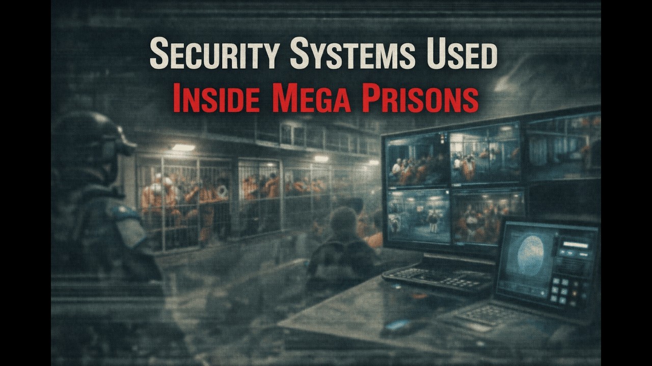 Security Systems Used Inside Mega Prisons EXPOSED | How High-Tech Surveillance Controls  Inmates