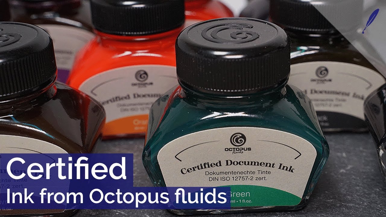 Certified Document Ink: Exceptional & Water-Resistant!
