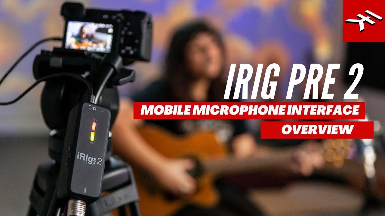 iRig Pre 2 XLR mic preamp for mobile devices - Overview