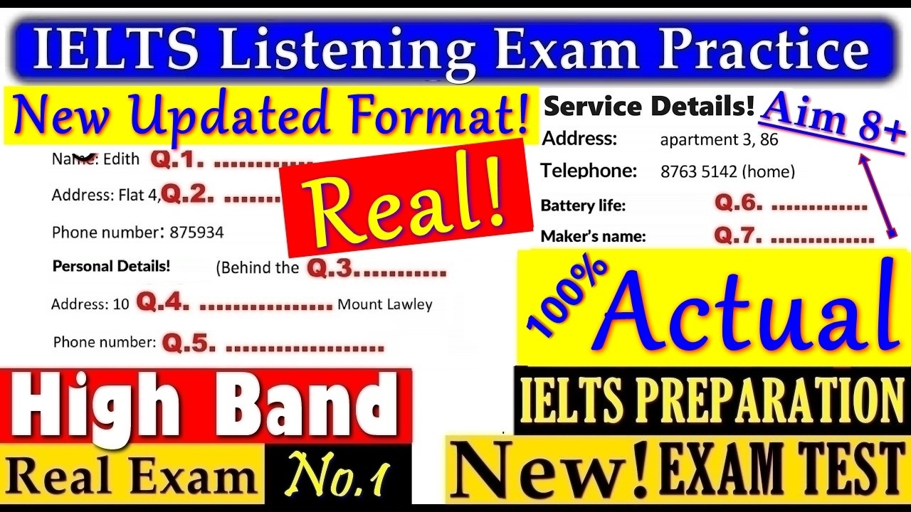 IELTS LISTENING PRACTICE TEST 2026 WITH ANSWERS | 20.06.2026