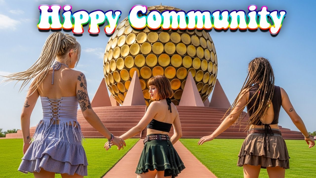 Inside A Hippy Community In India That Will Blow Your Mind! Auroville Will Shock You!