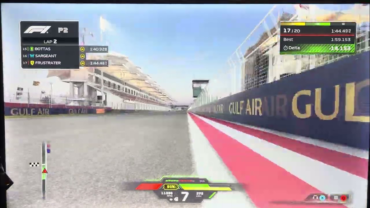 F1 / 24 second race #fyp #gaming #racing