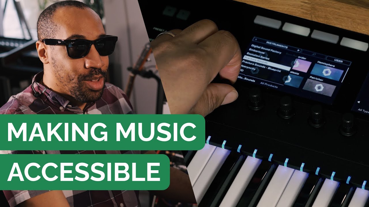 How a blind producer creates music - with Andre Louis