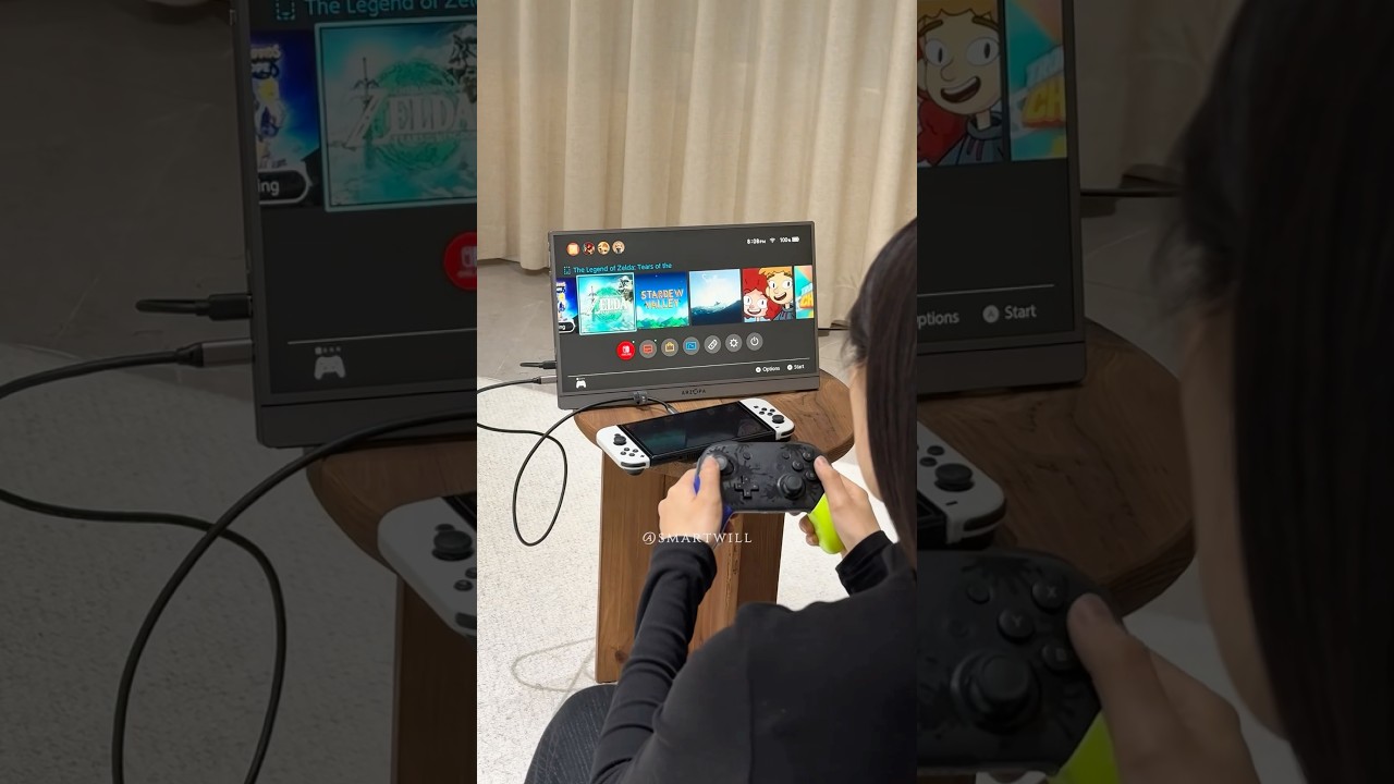 This portable screen makes work, entertainment,and gaming a total blast#portable #monitor #arzopa
