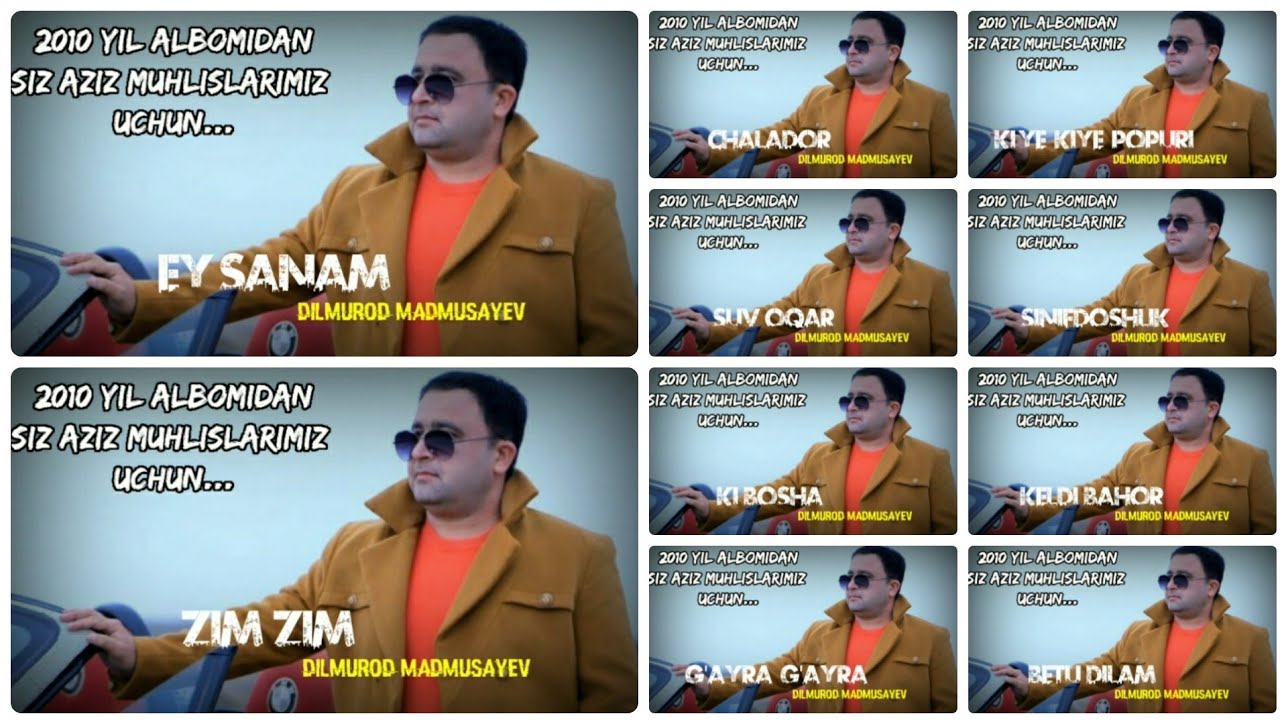 @DilmurodMadmusayev TOP 10 TOYBOP ENG SARA TO'YBOPLAR 2010 YILLAR ALBOMIDAN