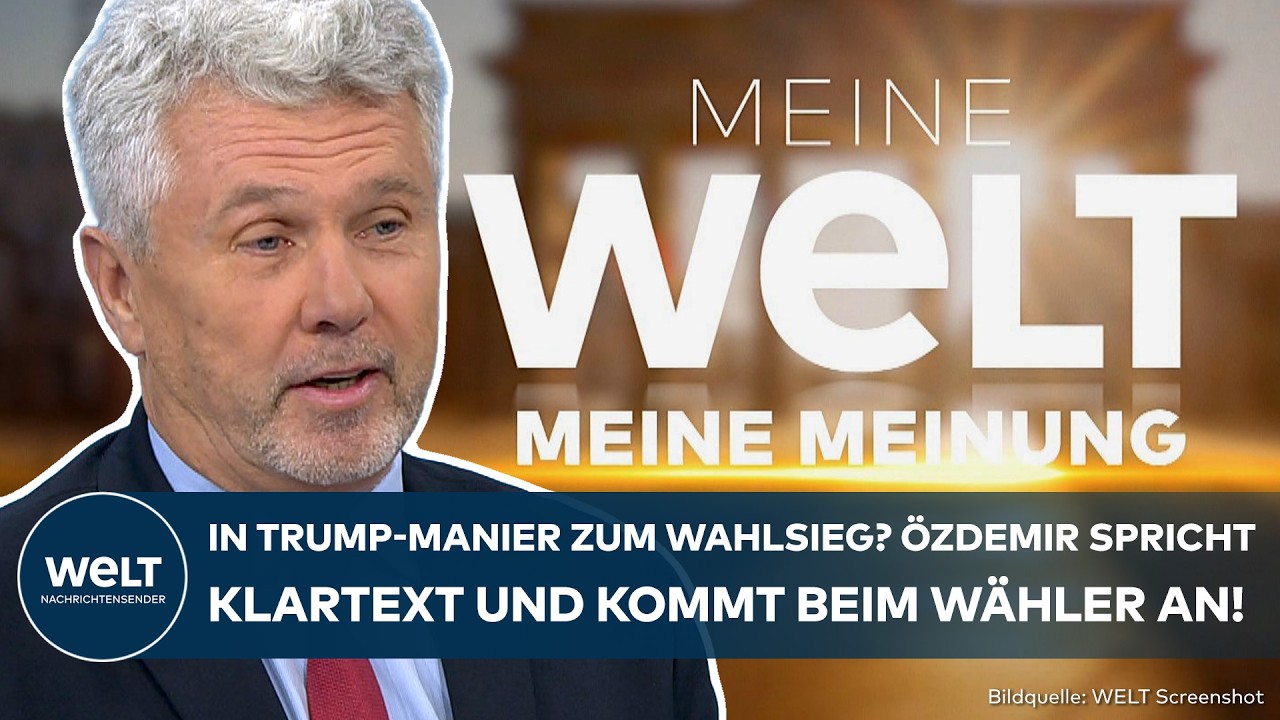 CEM ÖZDEMIR: In Trump-Manier zum Wahlsieg? US-Journalist zieht krassen Vergleich! | WELT MEINUNG