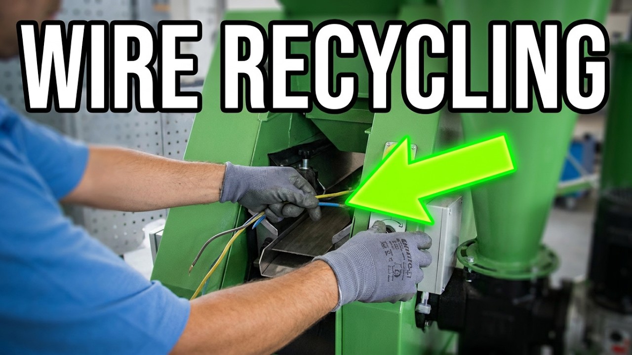 Electric Wire Recycling Made Easy | SINCRO 315 Granulator by Engineered Recycling Systems
