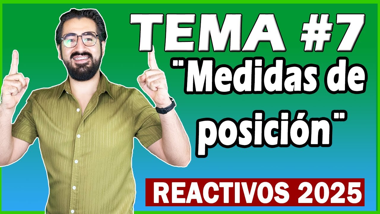 🔴 EN VIVO: Medidas de posici&oacute;n🎯 (EXANI II 2025)