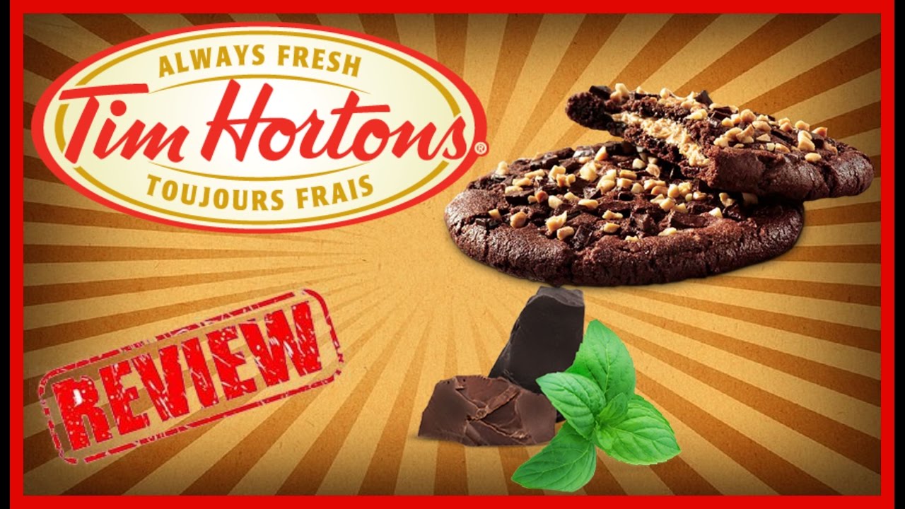 ♥Tim Horton Chocolate Mint Filled Cookie Review♥-November 18th 2016