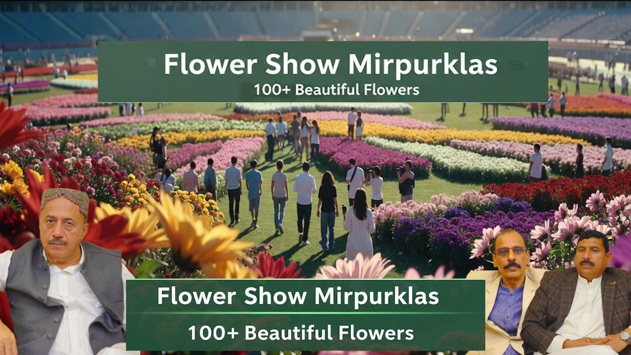 68th Annual Flower Show in Mirpurkhas | 100+ Qisam Ke Khubsurat Phoolon Ki Numaish