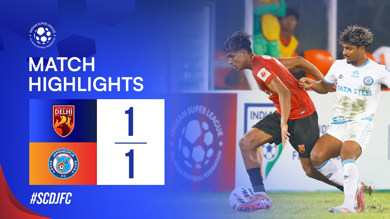 GW 6 Highlights | SC Delhi 1-1 Jamshedpur FC | ISL 12