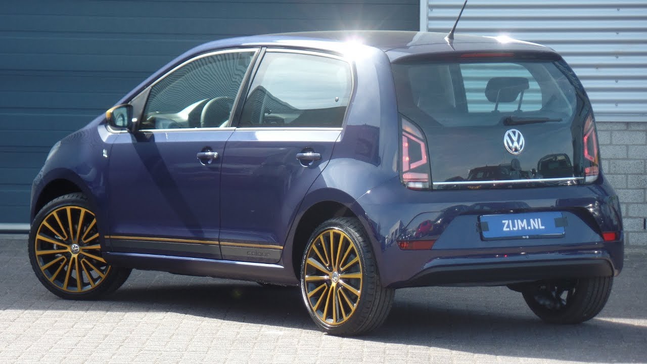 Volkswagen NEW High up! 2018 Blueberry Metallic Sandstorm package walk around & inside detail