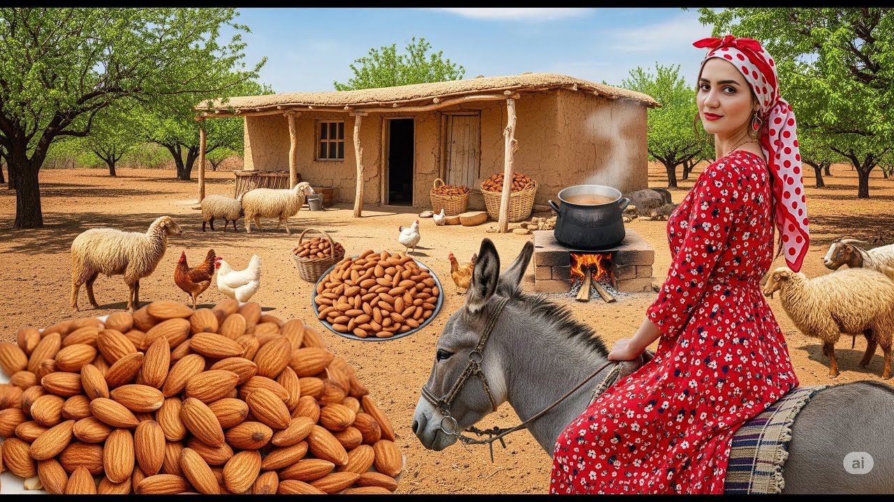 Village Life In Iran: Amazing Cooking & Donkey Riding