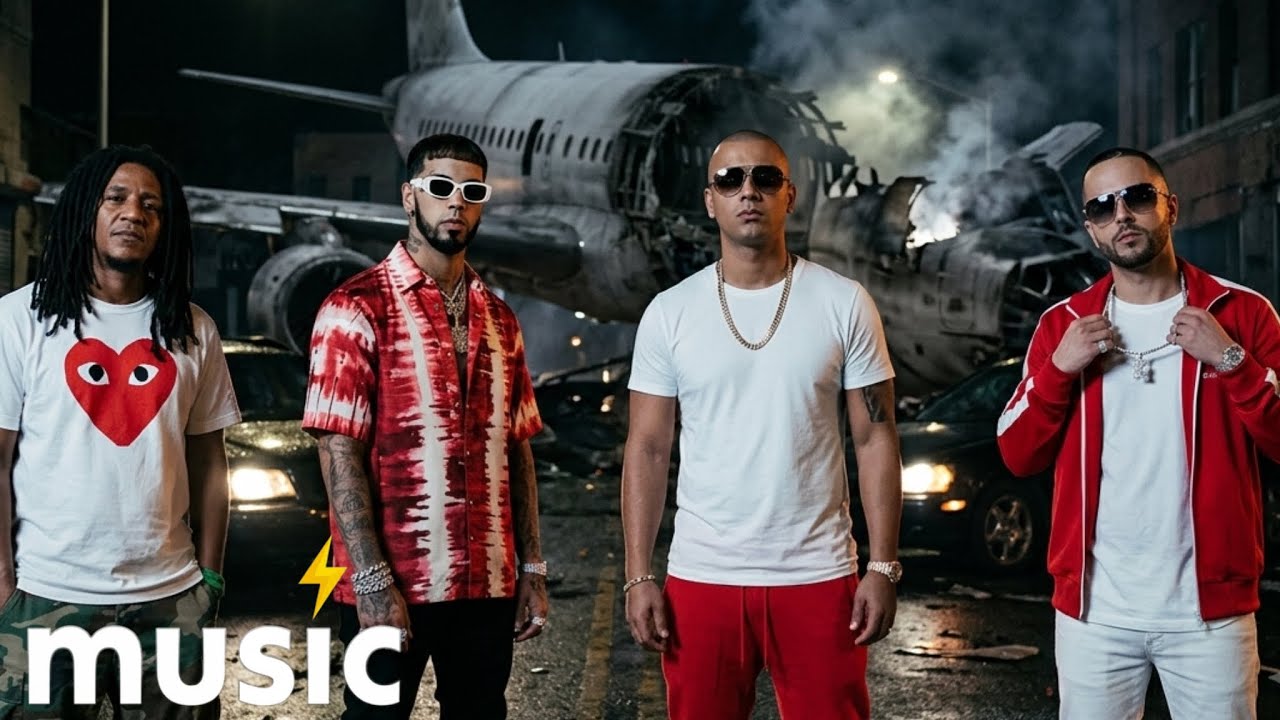 Tego Calderon, Wisin, Yandel,  Anuel - Cucarachas (Official Music Video)