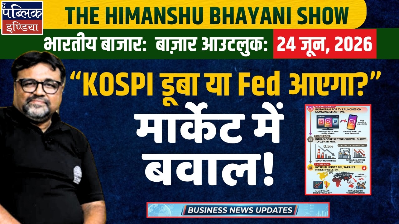 Market Chaos: KOSPI Crash or Fed Rescue? India Outlook June 24, 2026