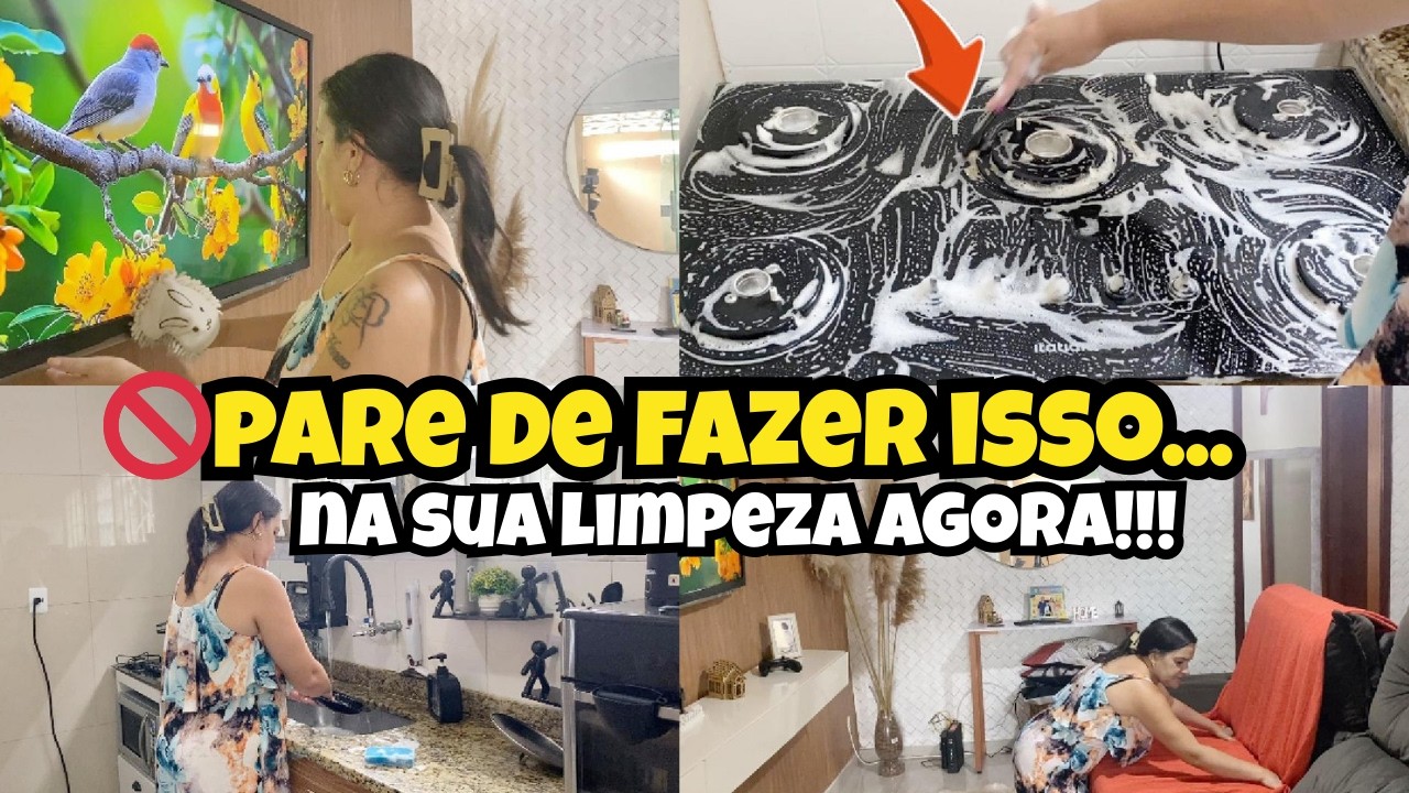 FAXINA+ ROTINA COMPLETA (o que eu usei vai te surpreender!)