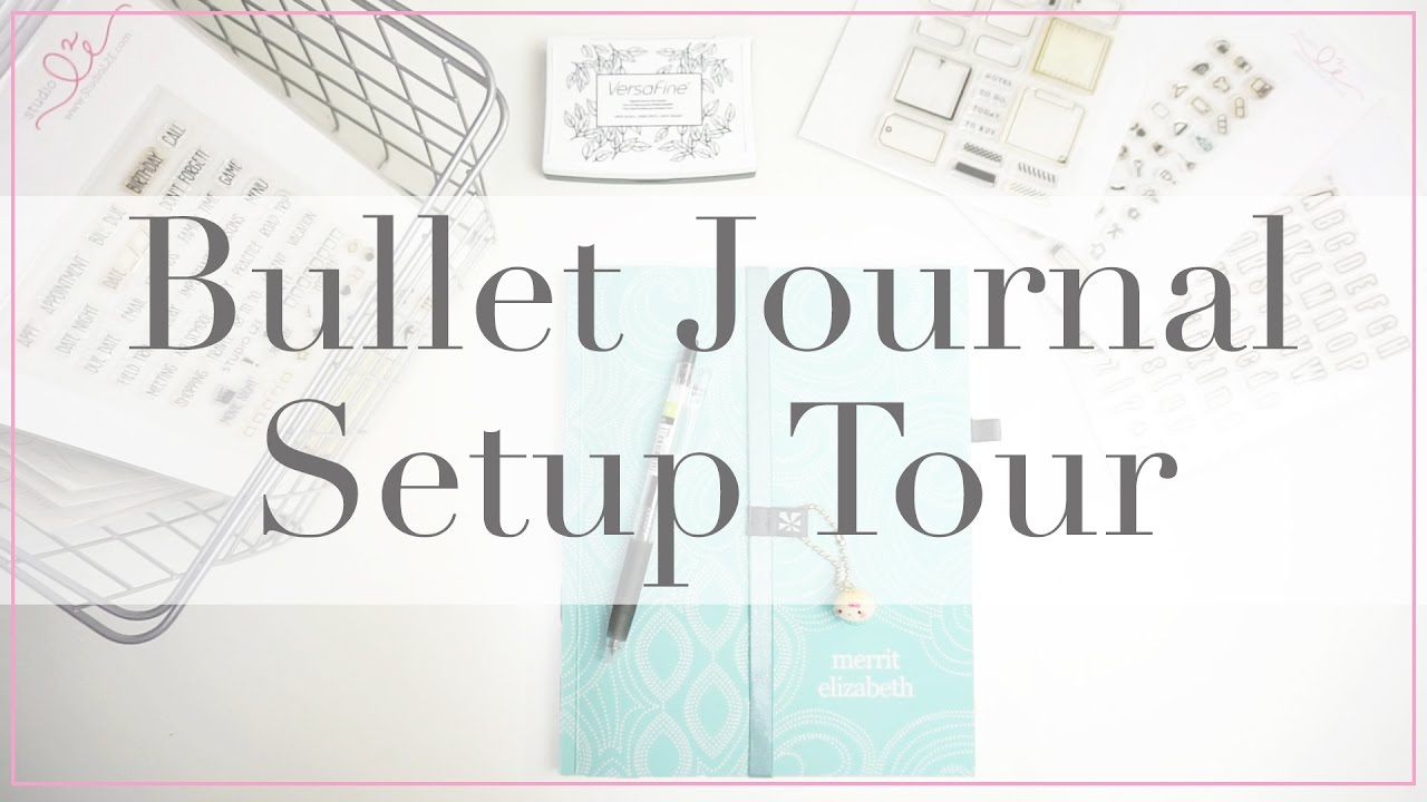 Bullet Journal Setup Tour • Erin Condren Dot Grid Journal