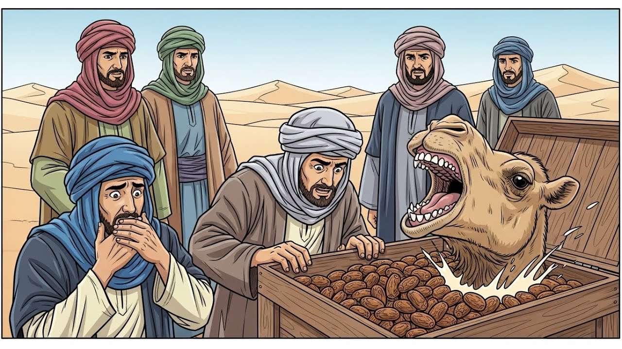 قصة قائد قافلة الصحراء الذي اتُّهم بتسميم الطعام لكن صرخة جملٍ مريض كشفت الخائن أمام الجميع!