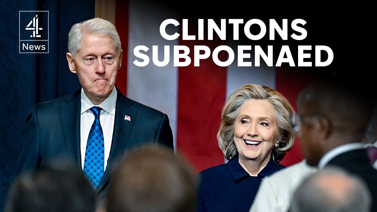 Bill and Hillary Clinton subpoenaed in widening Epstein probe