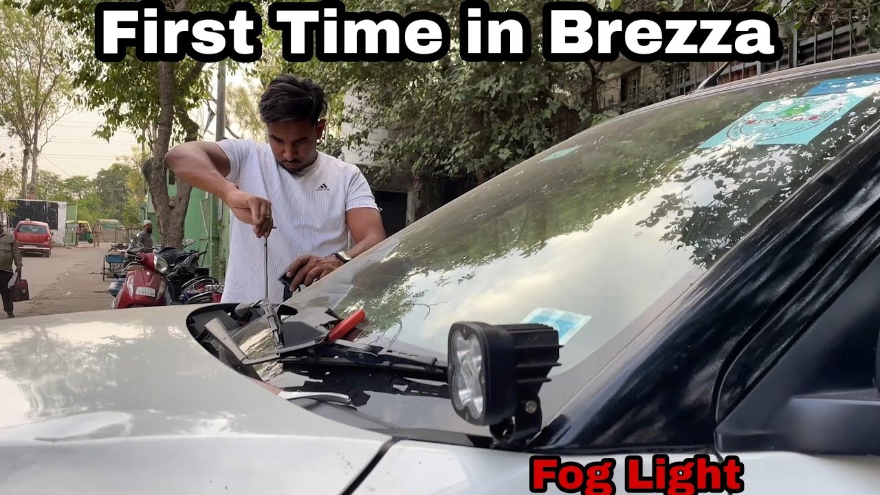 Thar Fog lights Install in Suzuki Brezza | HJG Fog Lights | Maruti Suzuki Brezza Modification