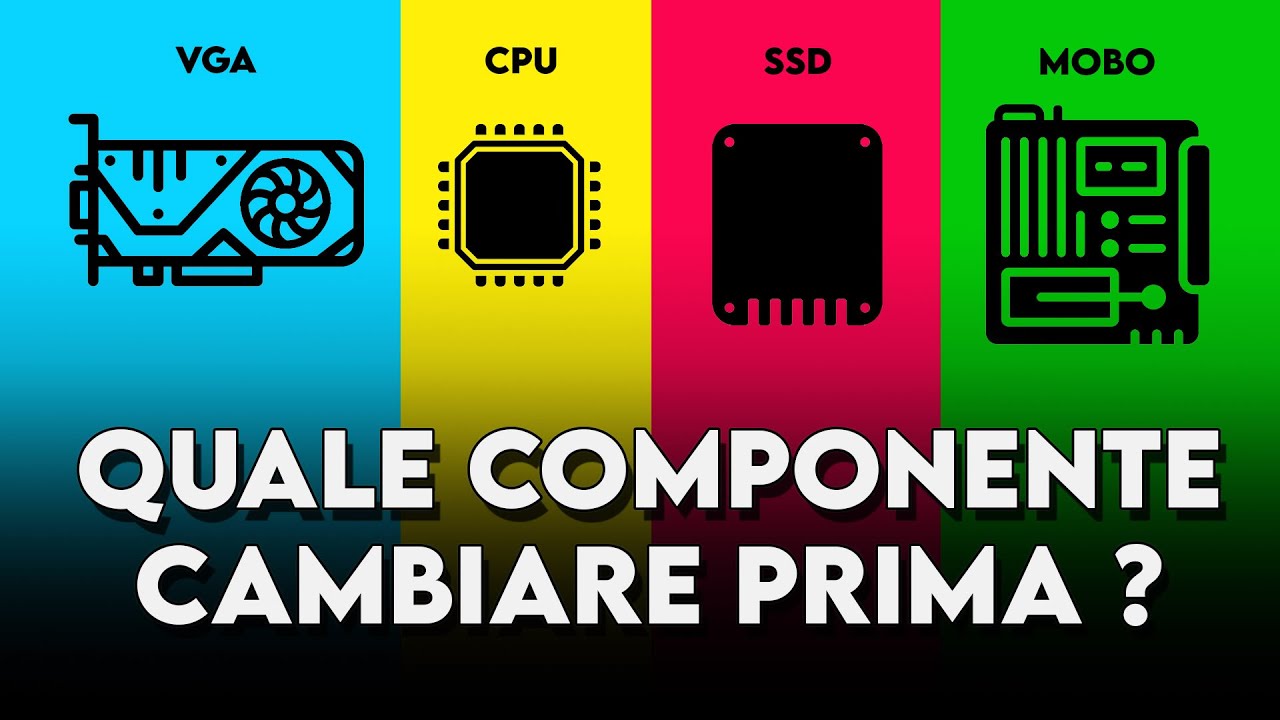 In quale ORDINE cambiare i componenti del PC per i maggiori BENEFICI ?
