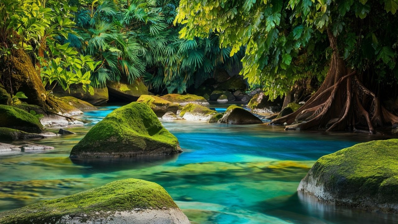 Peaceful Forest Stream: Natural White Noise for Sleeping
