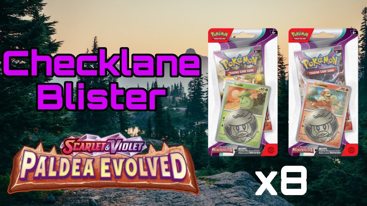 🔥Special Illustration Rare Pulled from Every Paldea Evolved Product - Checklane Blisters