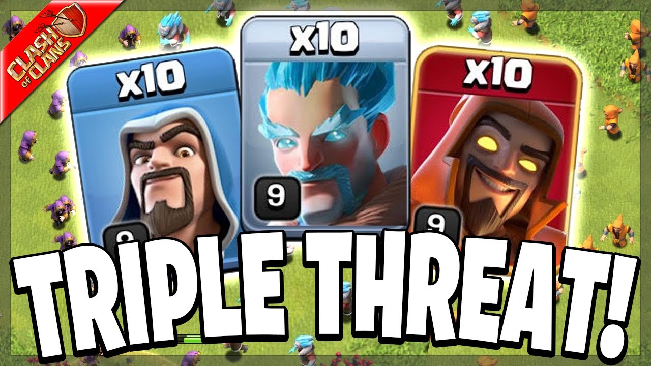 What Happens When You Use 3 DIFFERENT Wizards in Clash of Clans