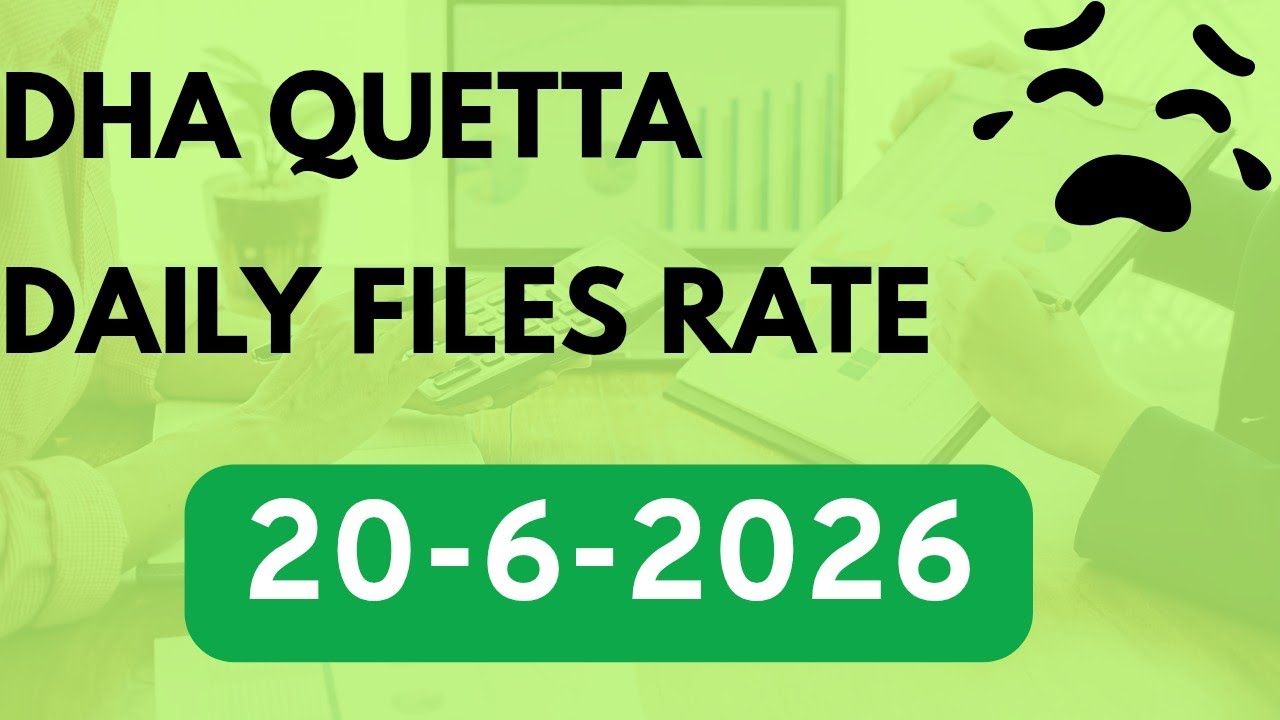 DHA Quetta Files Rate Update | Balloting Tomorrow &ndash; Big Market Move? Watch Now! 🚨