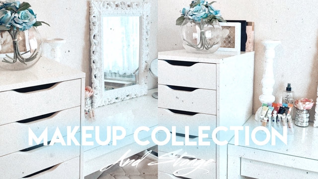 MY CURRENT MAKEUP COLLECTION AND HOW I ORGANISE MY MAKEUP ✨ | FIONA J COLES