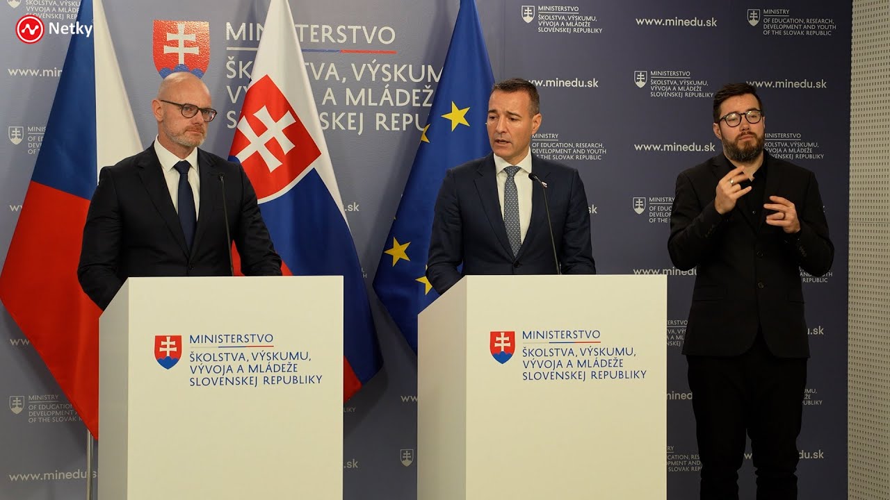 Spoločné tlačové vyhlásenie ministrov školstva SR a ČR