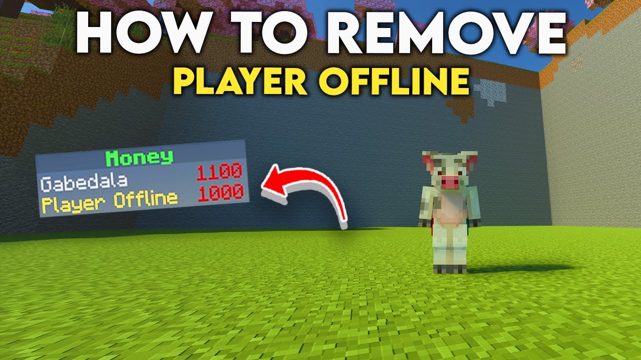 How to Remove Player Offline in Minecraft Bedrock