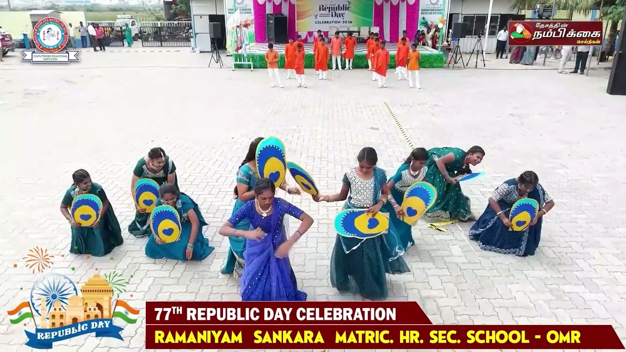 Tamil Nadu Special Things Performed By Students | Republic Day Celebration 2026