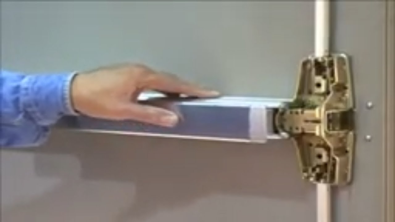 Adjusting Von Duprin Surface Rod Exit Devices (9827/9927Series)